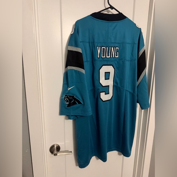 New 4XL Bryce Young Carolina Panthers Blue Jersey - Picture 5 of 9